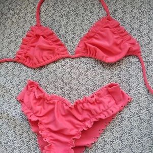 Maya bikini, scalloped edge xs